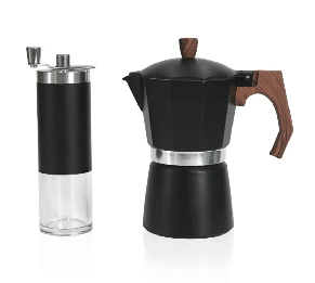 בריסטה – סט מקינטה ומטחנת קפה ידנית